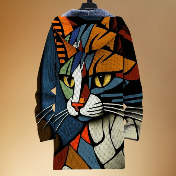 Bella - Jas met artistieke print