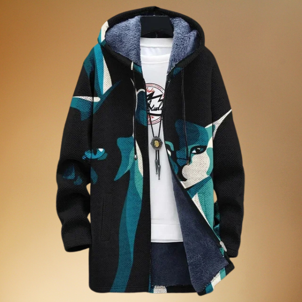 Bella - Jas met artistieke print