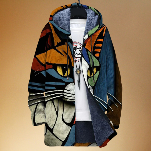 Bella - Jas met artistieke print