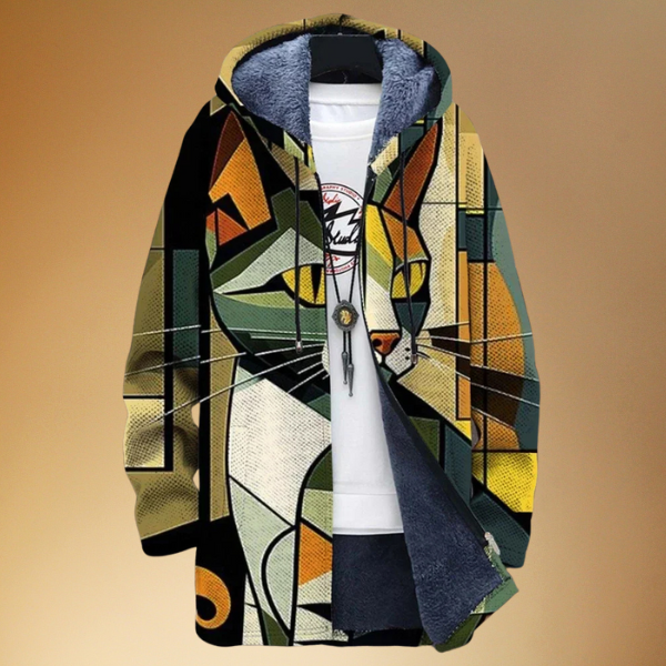 Bella - Jas met artistieke print