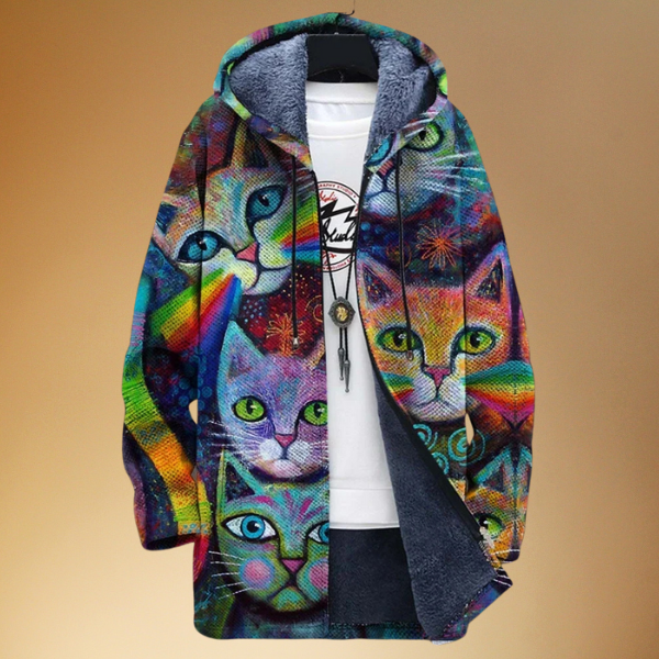 Bella - Jas met artistieke print